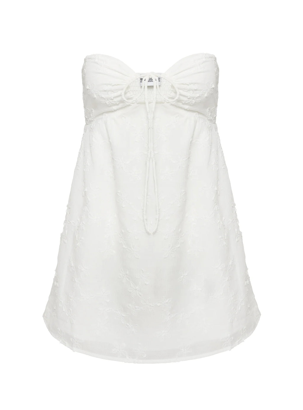 Rosenberg Strapless Mini Dress White