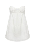 Rosenberg Strapless Mini Dress White