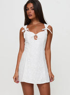Muffins Mini Dress White