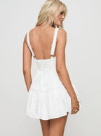 Cuppa Mini Dress White