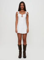 Muffins Mini Dress White