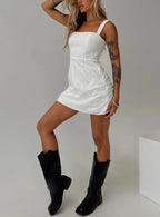 Elestren Mini Dress White
