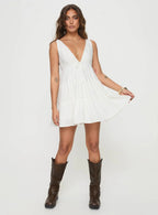 Dipsie Mini Dress White