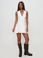 Haworth Mini Dress White